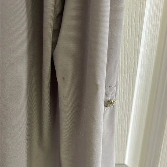 Anne Klein Gray Zip-Up Top - Picture 5 of 6